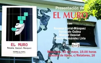 Presentación de EL MURO, de Rosana Corral-Márquez - 19:00 h