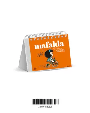 2021 Mafalda Calendario Escritorio - Anaranjado (S