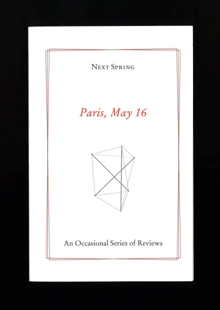 Next Spring Paris, May 16