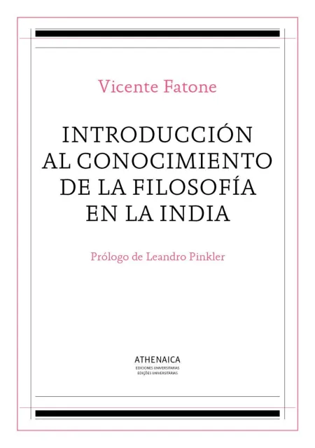Introduccion Al Conocimiento de la Filosofia en la India