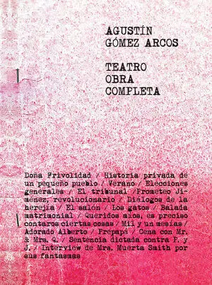 Teatro. Obra Completa