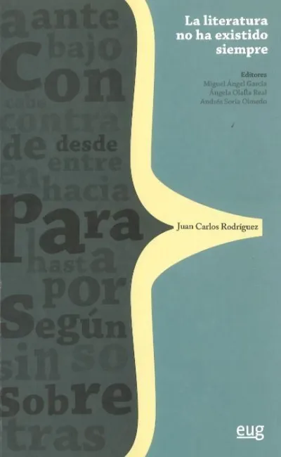 Literatura no Ha Existido Siempre