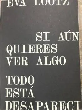 Eva Lootz. Si Aún Quieres Ver Algo