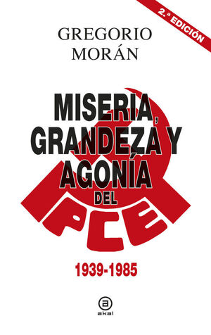 MISERIA, GRANDEZA Y AGONIA DEL PCE 1939-1985