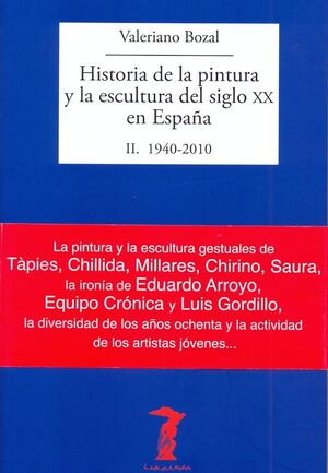 HISTORIA DE LA PINTURA Y LA ESCULTURA DEL SIGLO XX EN ESPAÑA