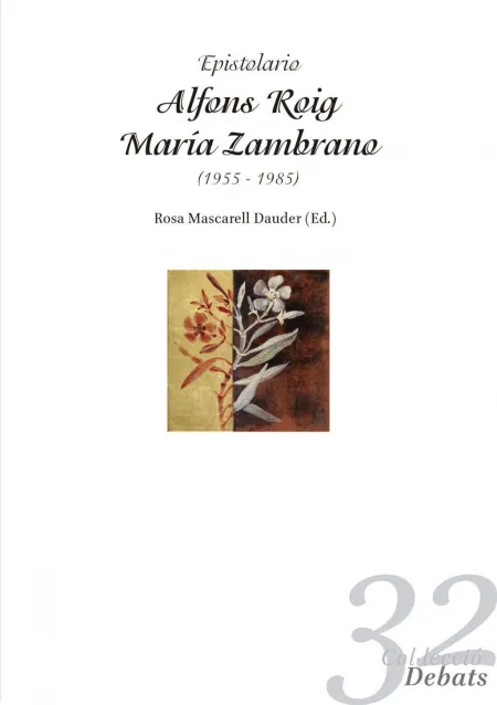 Epistolario Alfons Roig - María Zambrano (1955-1985)