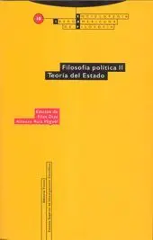Filosofía Política Ii. Teoría del Estado