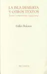La Isla Desierta y Otros Textos. Textos y Entrevistas (1953-1974)