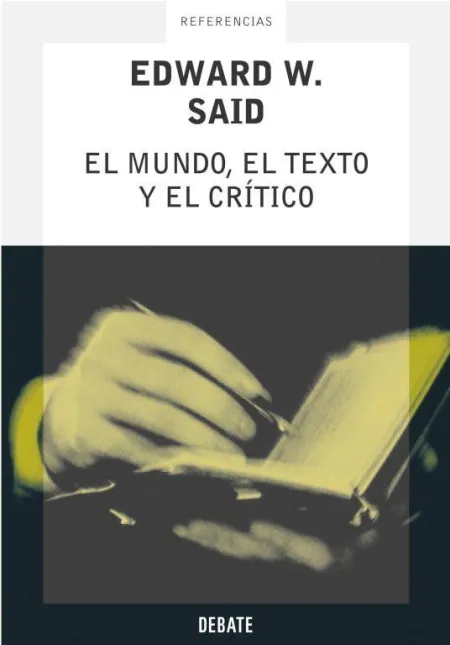 El Mundo, el Texto y el Crítico