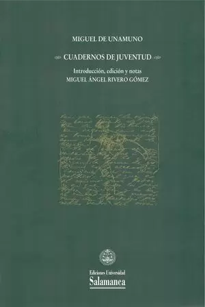 CUADERNOS DE JUVENTUD/ MIGUEL DE UNAMUNO
