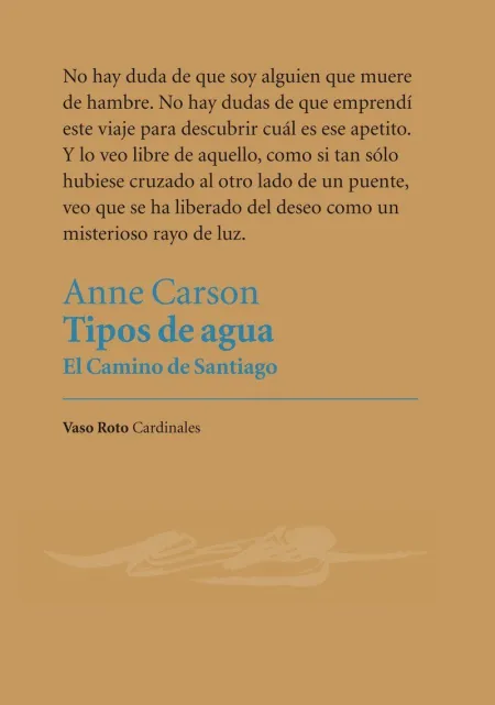 Tipos de Agua