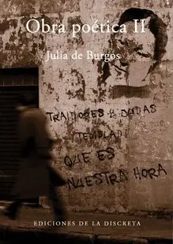 Obra Poetica Ii, Julia de Burgos