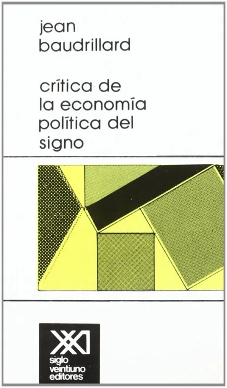 Crítica de la Economía Política del Signo