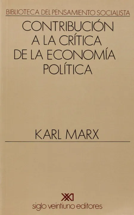 Contribucion a la Critica de la Economia Politica