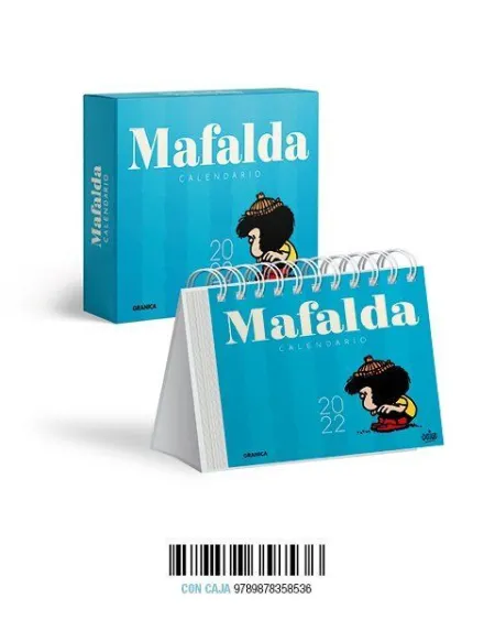 Calendario 2022 Mafalda Caja- Azul