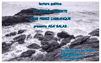 NO SABRÍA DECIRTE- José Pérez Carranque - 19:00 H.