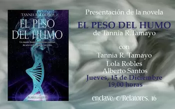 Presentación EL PESO DEL HUMO, de Tannia R. Tamayo - 19:00 h