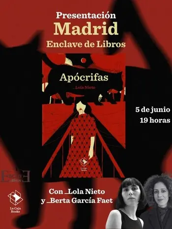 Presentación de APÓCRIFAS, de Lola Nieto - 19:00 h