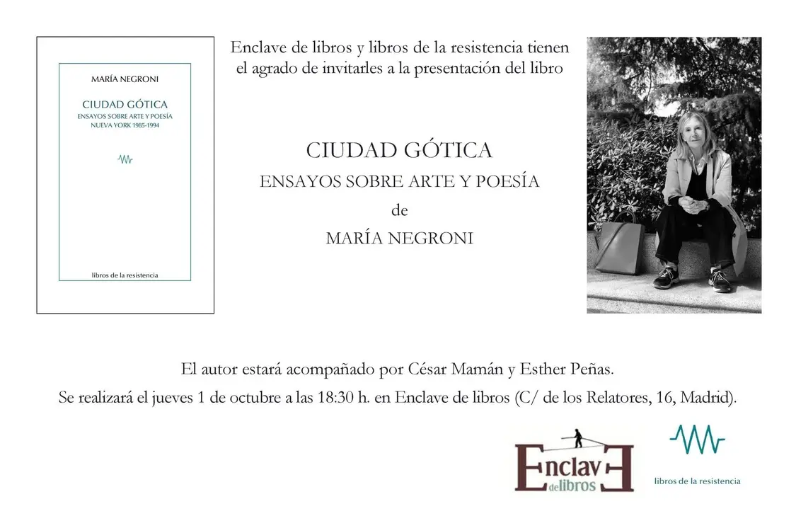 Presentación de CIUDAD GÓTICA, ensayos sobre...